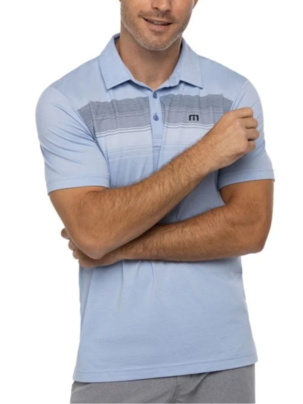 Travis Mathew Green Canopy Golf Polo